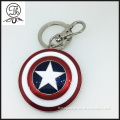 Super Hero Captain America Shield keychains